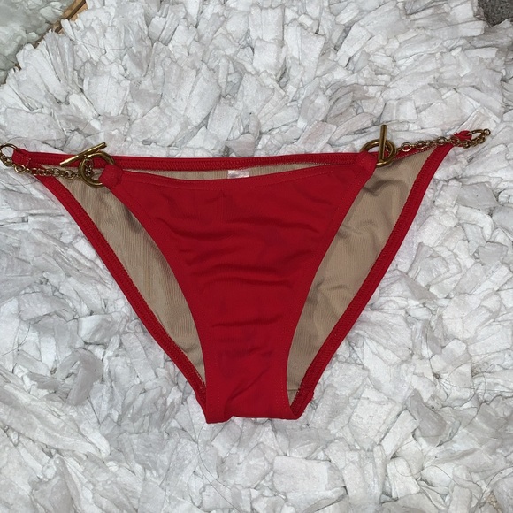 Red VS Chain Bikini Bottom - Picture 3 of 4
